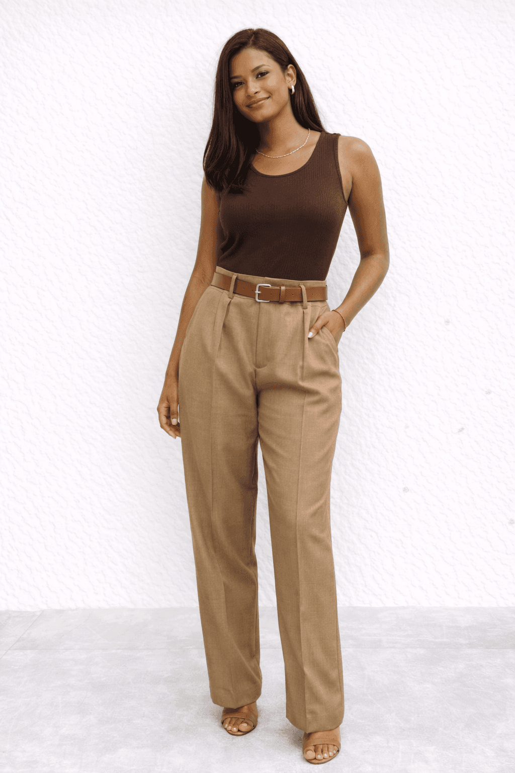 Calça de Alfaiataria High-Waisted | Kary Curadoria REF: CAL-0002